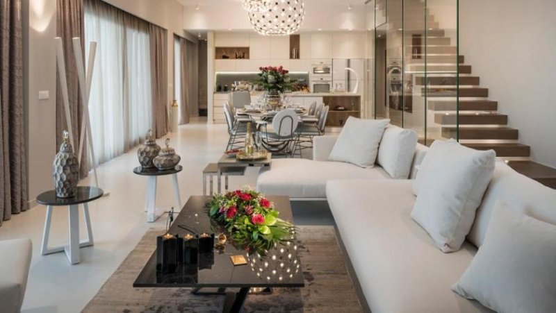 Almyrida Kreta, Almyrida: Große moderne Luxusvilla in privater Lage zu verkaufen Haus kaufen